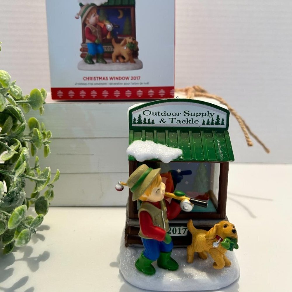 2017 Hallmark Keepsake “Christmas window” Ornament 15th in series